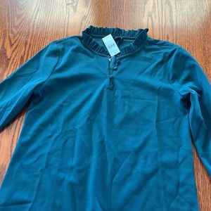 Ann taylor, teal blouse, brand new with tags